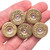 12 Gauge Real Bullet Magnets - Brass (5 per pack) Decade Awards