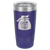 Purple 20 oz. Ringneck Vacuum Insulated Tumbler w/Lid - Personalized