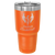 Orange 30 oz. Insulated Ringneck Tumbler with Slider Lid 