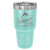 Teal Blue 30 oz. Insulated Ringneck Tumbler with Slider Lid 