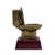 Engraved Turd Place Toilet Award - 6 Inch Tall 