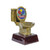 Pickleball Gold Toilet Trophy - 6 Inch Tall | Engraved Paddleball Last Place Award Decade Awards