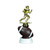 Football Trophy with running back figure and free custom engraving, crafted by Decade Awards