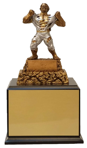 Monster Victory Perpetual Trophy | Engraved Triumphant Beast Champion  Perpetual Trophy - 13 Inch Tall