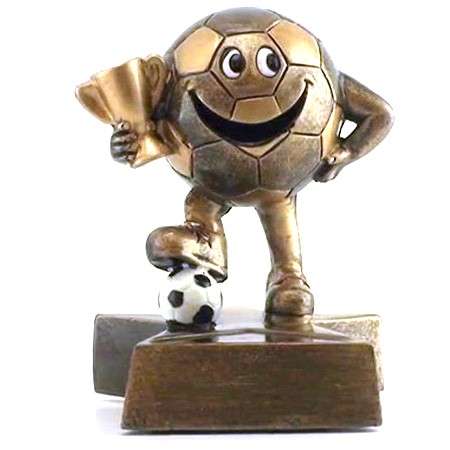 NEW! SOCCER FUTBOL YOUTH LEAGUE TROPHY RESIN AWARD FREE LETTERING MRF1513B  ^