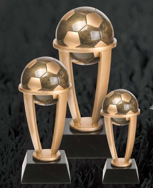 Soccer Team Tower Trophy, Engraved Soccer Award
