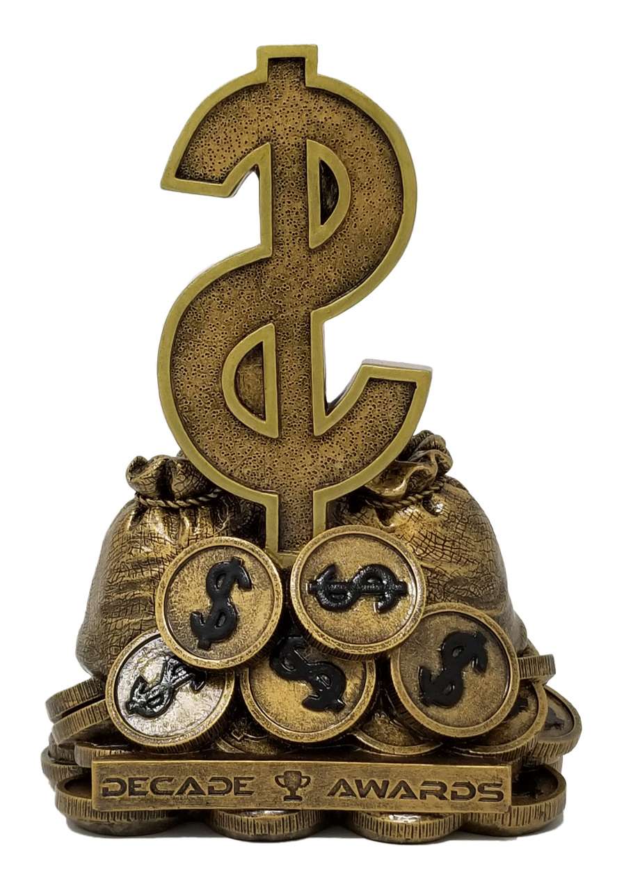 gold money signs