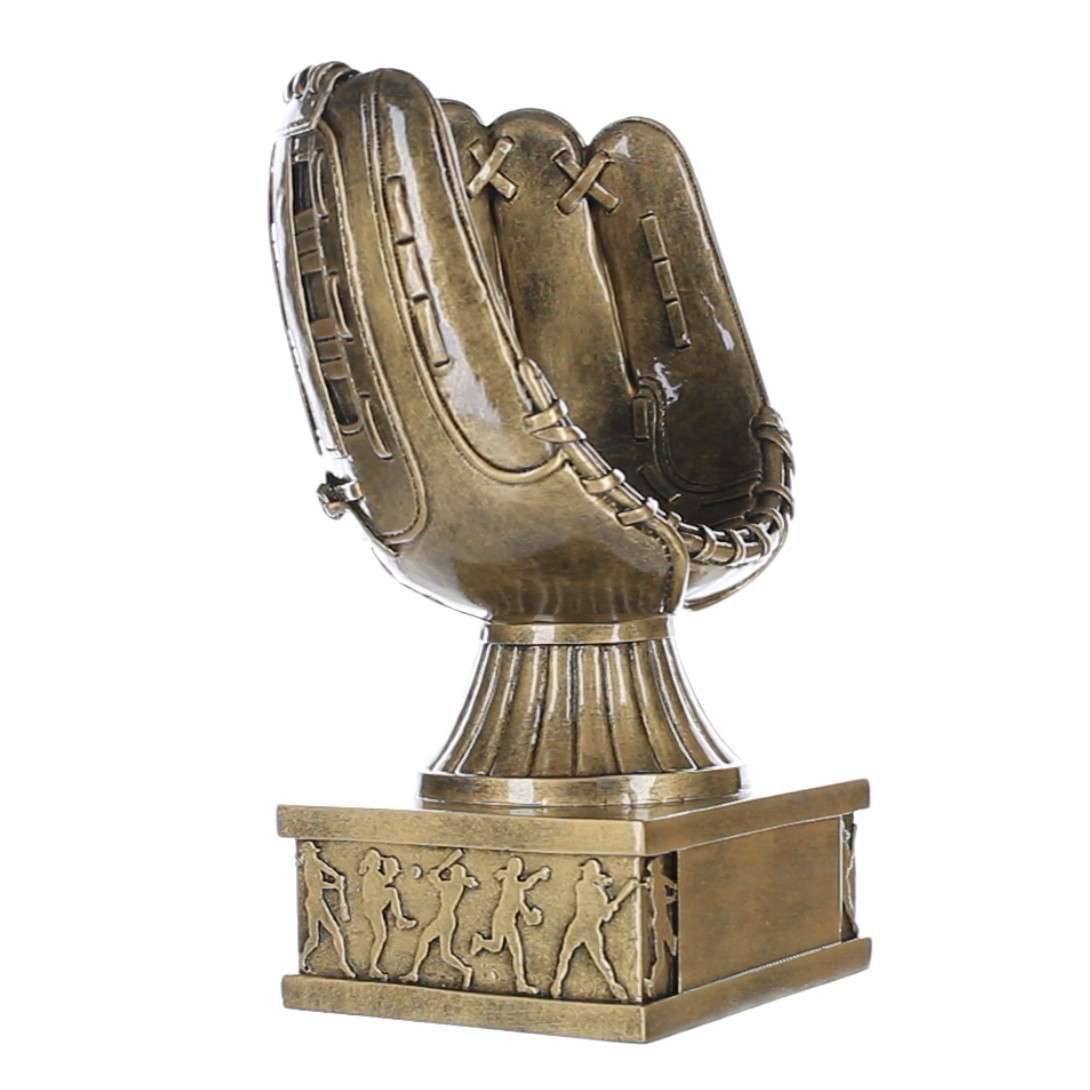 Perpetual Jumbo Gold Baseball Glove Trophy