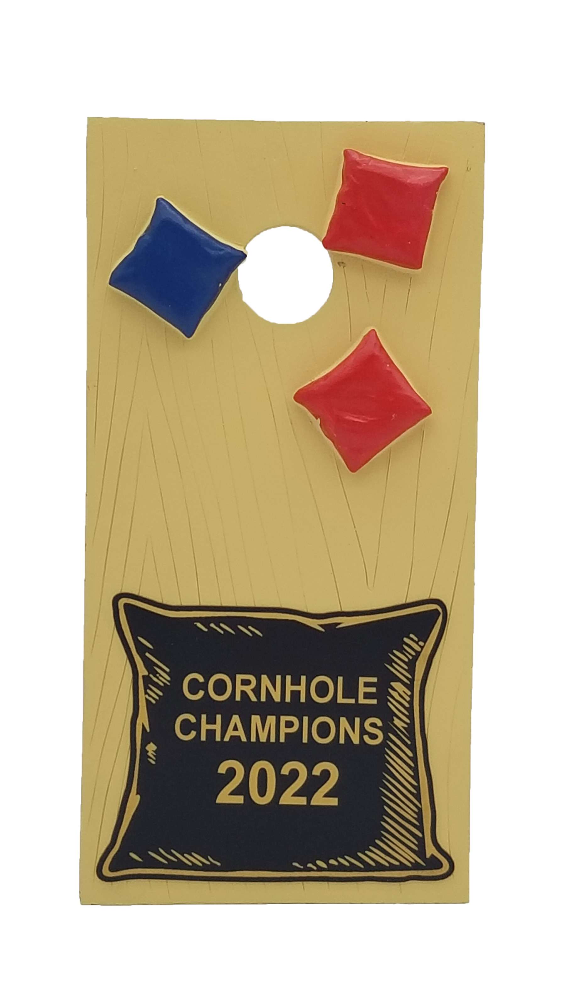 Custom Cornhole Trophy / Cornhole Tournament Award 