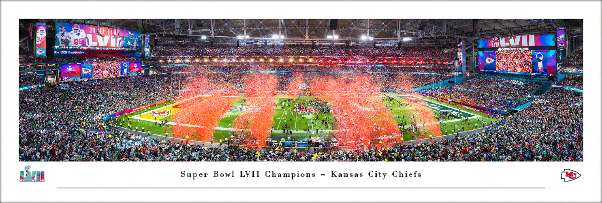 2023 Super Bowl LVII Champions Panoramic Picture - Kansas City Chiefs