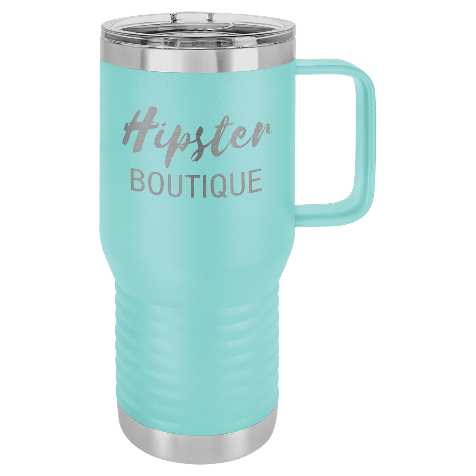 Stainless Steel Coffee Mug with Handle and Lid Insulated Travel - Tumblers  and more Gift Shop and Boutique