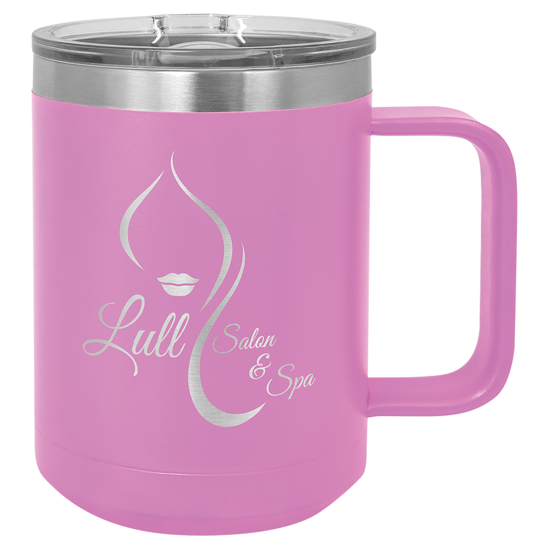 Personalized Stainless Steel Travel Coffee Mug With Handle