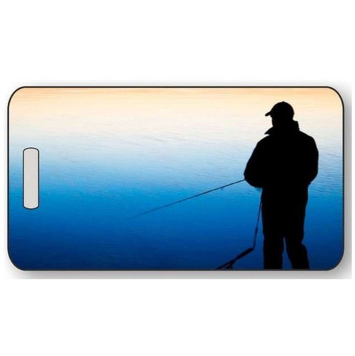 Fishing Luggage Tag | Personalized Bag Tag G04 - 2 Sizes