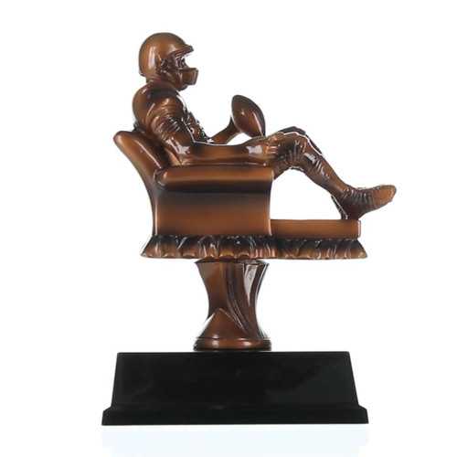 Fantasy Football Armchair Quarterback Trophy Engraved FFL Award 6.5