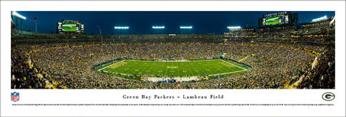 Green Bay Packers Panoramic Print - Framed & Unframed