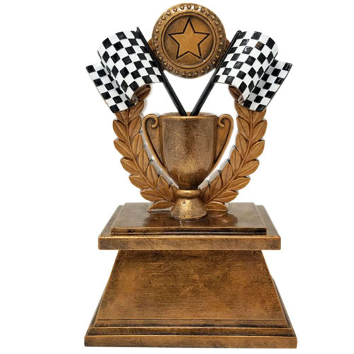 Checkered Pinewood Derby Trophy at K2 Awards