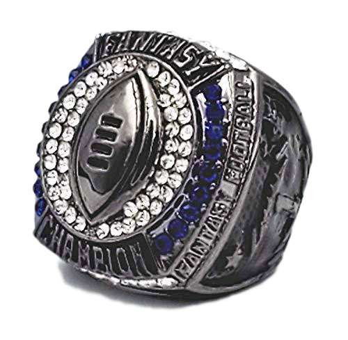2019 FFL Champion Ring: Custom Gunmetal & Black Chrome