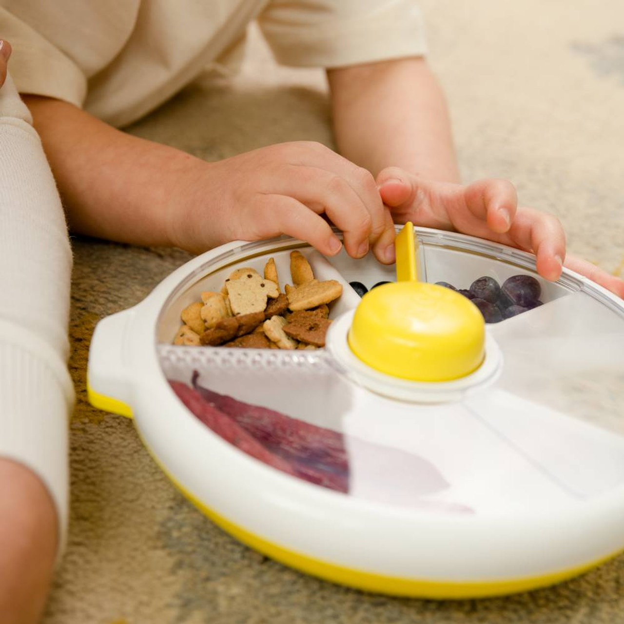 Gobe - Snack Spinner, Lemon Yellow