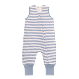 Woolbabe Duvet Merino/Organic Cotton Sleeping Suit - Glacier