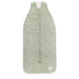 Woolbabe X BO & KO Collab Duvet Front Zip Sleeping Bag - Flax Ngaru