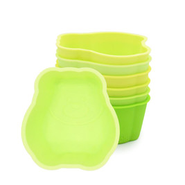 Melii Silicone Food Cups 6pk - Bear