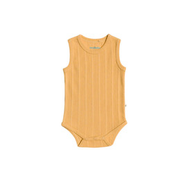 Woolbabe Organic Cotton/Merino Singletsuit - Buttercup Marl