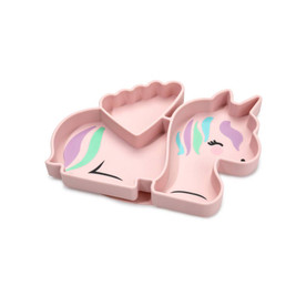 Melii Silicone Divided Suction Plate - Unicorn