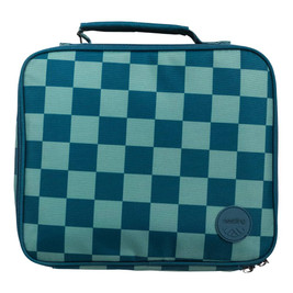 Nestling Insulated Lunch Bag - Blue/Green Check