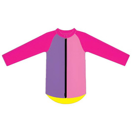 Nestling AquaLuxe Full Zip Rashie - Spliced Ripple