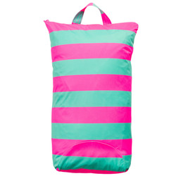 Nestling Large Swim Bag - Pink Teal Stripe