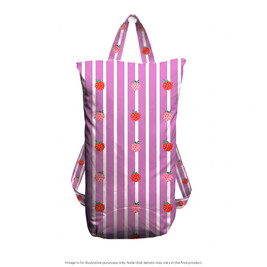 Nestling Large Swim Bag - Striped Raspberries