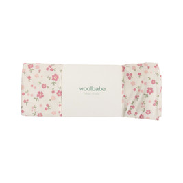 Woolbabe Merino/Organic Cotton Swaddle/Blanket - Vintage Bloom