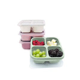 Melii Meal Prep Containers 4pk - Blush/Ivory/Berry/Sage