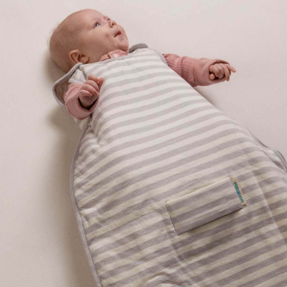 Woolbabe Mini Duvet Sleeping Bag - Pebble