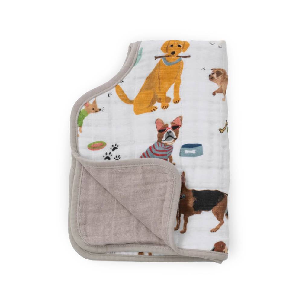 Muslin Burp Cloth - Woof