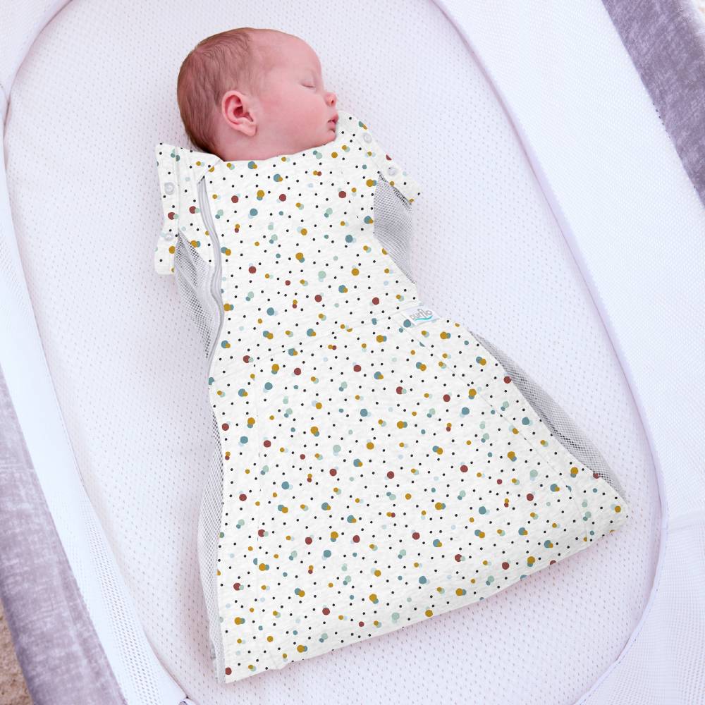 Purflo Swaddle to Sleep Bag - 0.5 tog - Scandi Spot