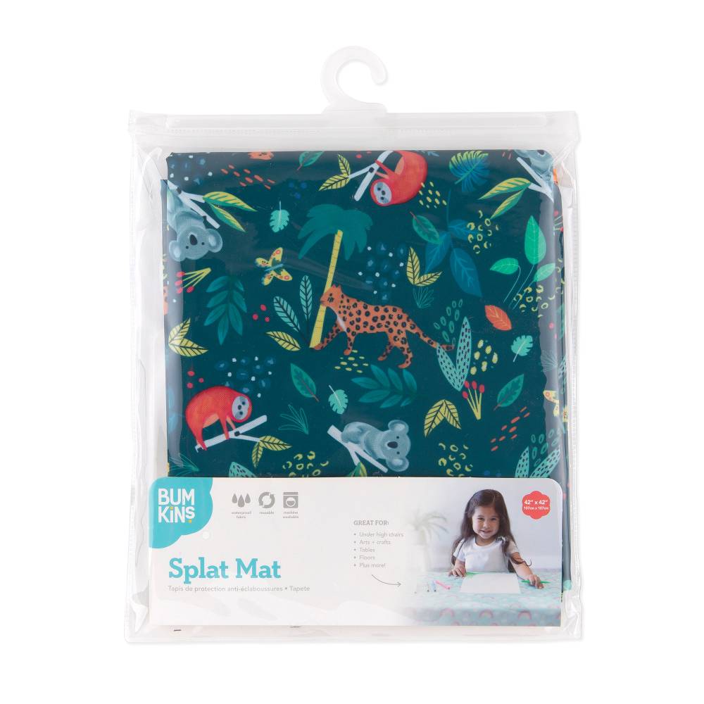 Bumkins Waterproof Splat Mat - Jungle