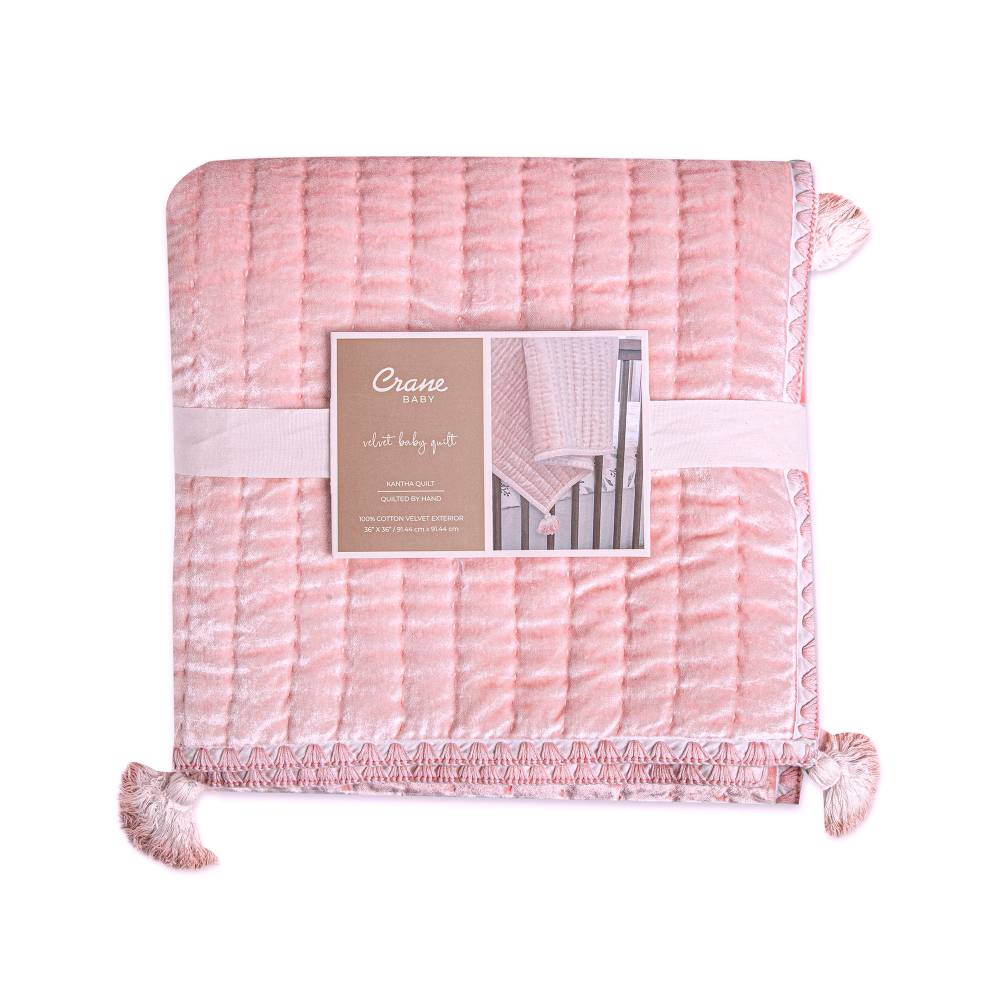 Crane Baby Reversible Quilted Blanket - Parker