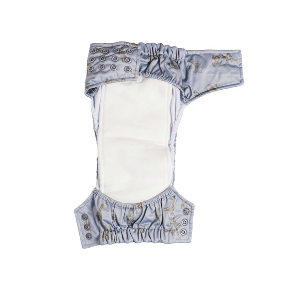 Sassy Straight Up Toddler Nappy - Velveteen Rabbit