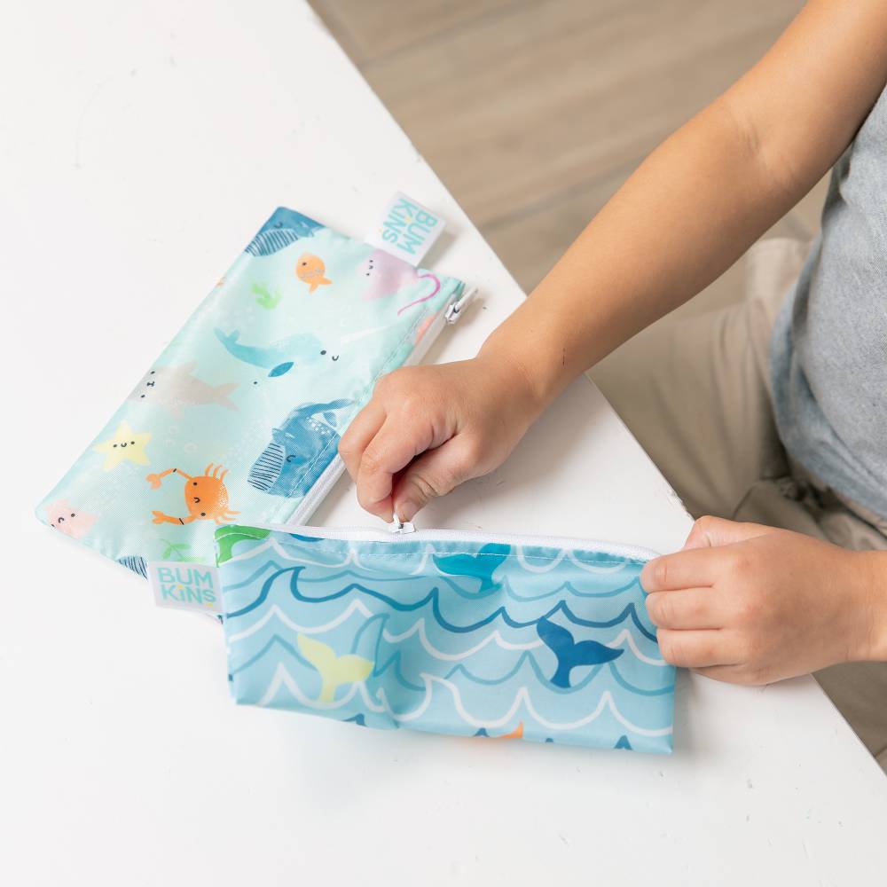 Small Snack Bag 2 pack - Rolling with the waves