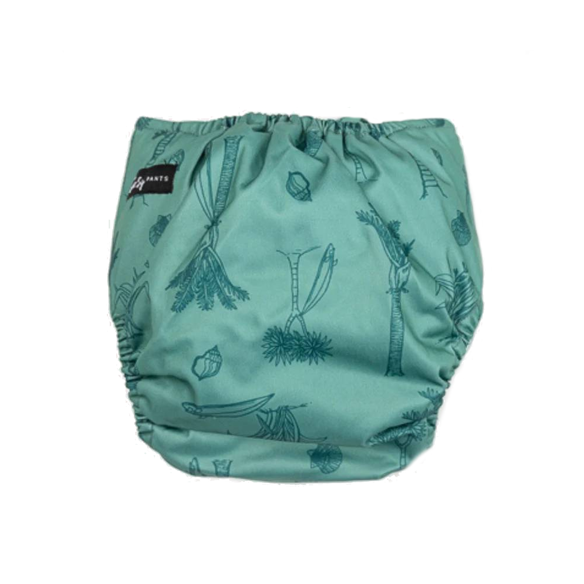 Sassy Snap Nappy with 2 Inserts - Surfs Up