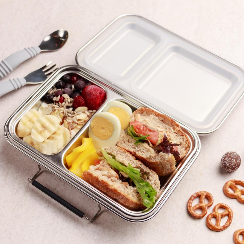 Nestling Stainless Steel Duo Bento Box