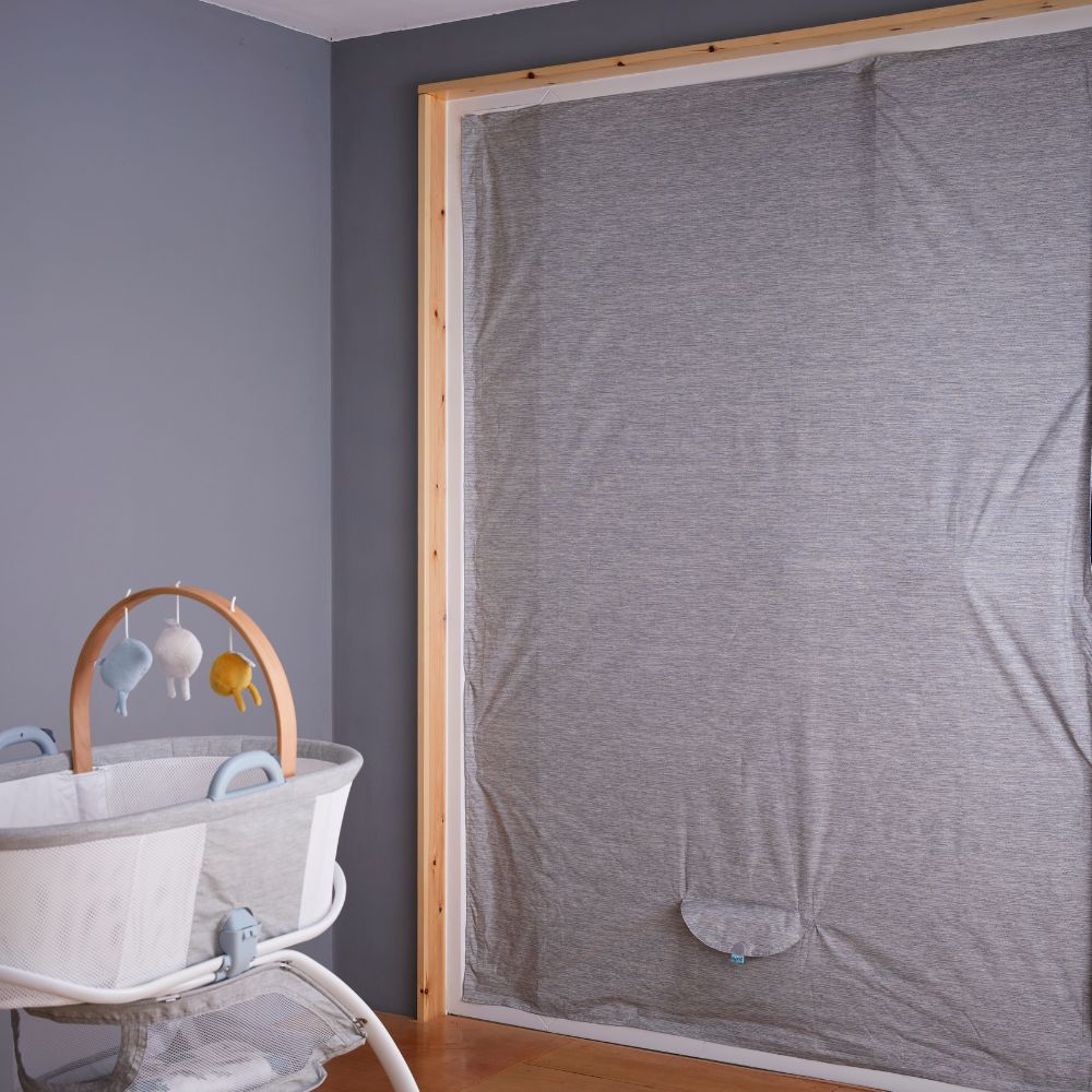 Purflo Total Eclipse Portable Blackout Blind - Grey