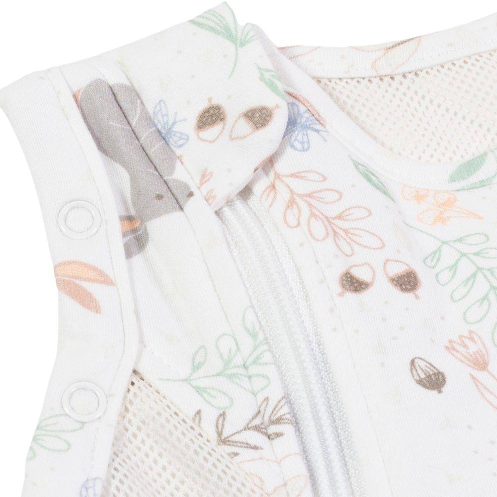 Purflo Swaddle to Sleep Bag - 0.5 tog - Storybook Nutmeg