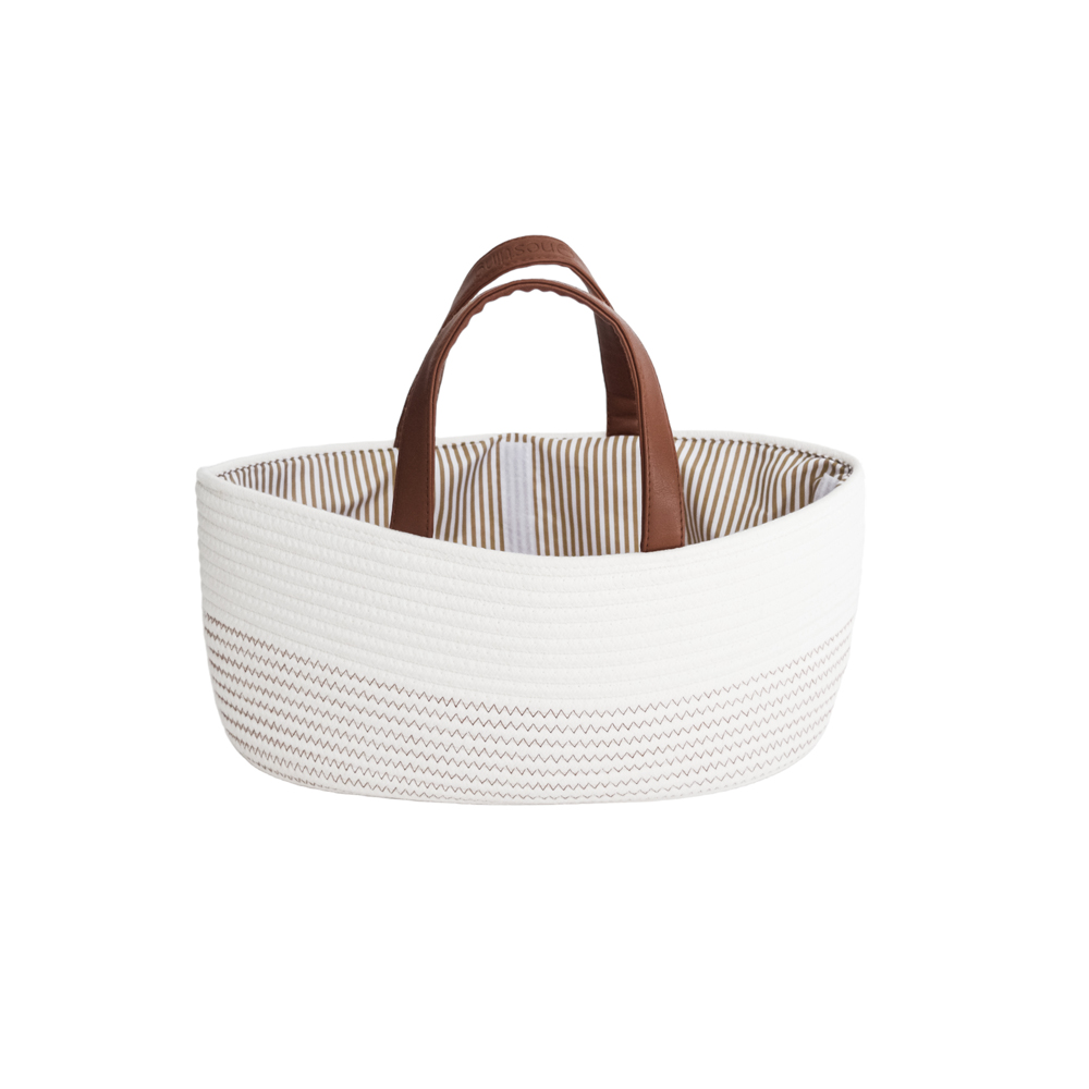 Nestling Nappy Caddy - White