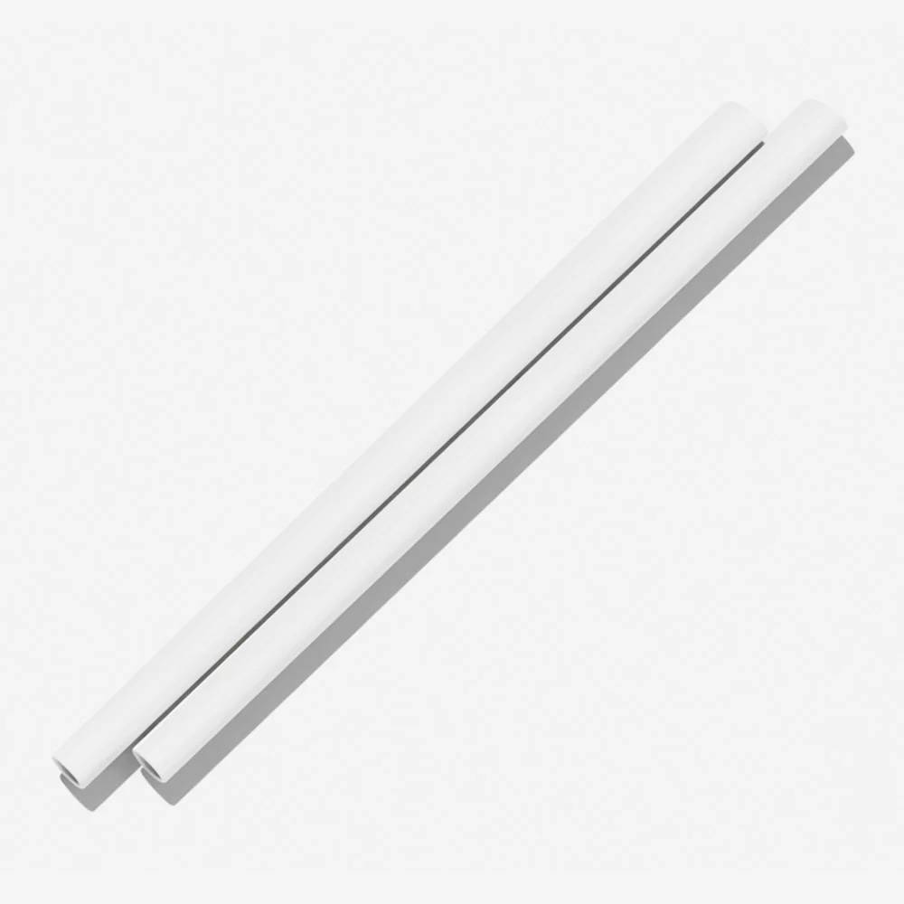 Bink Silicone Straws - 2 Pack - White