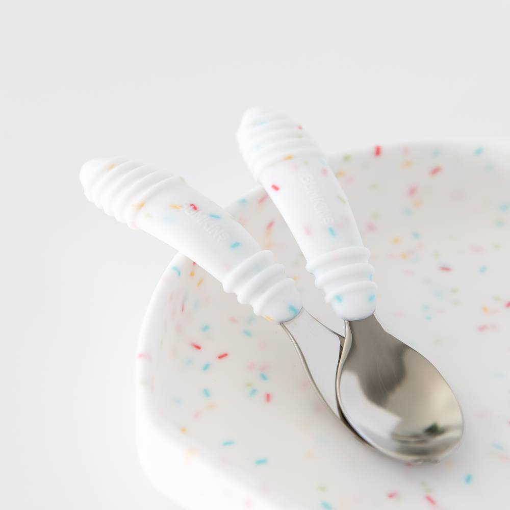 Bumkins Spoon and Fork - Vanilla Sprinkle