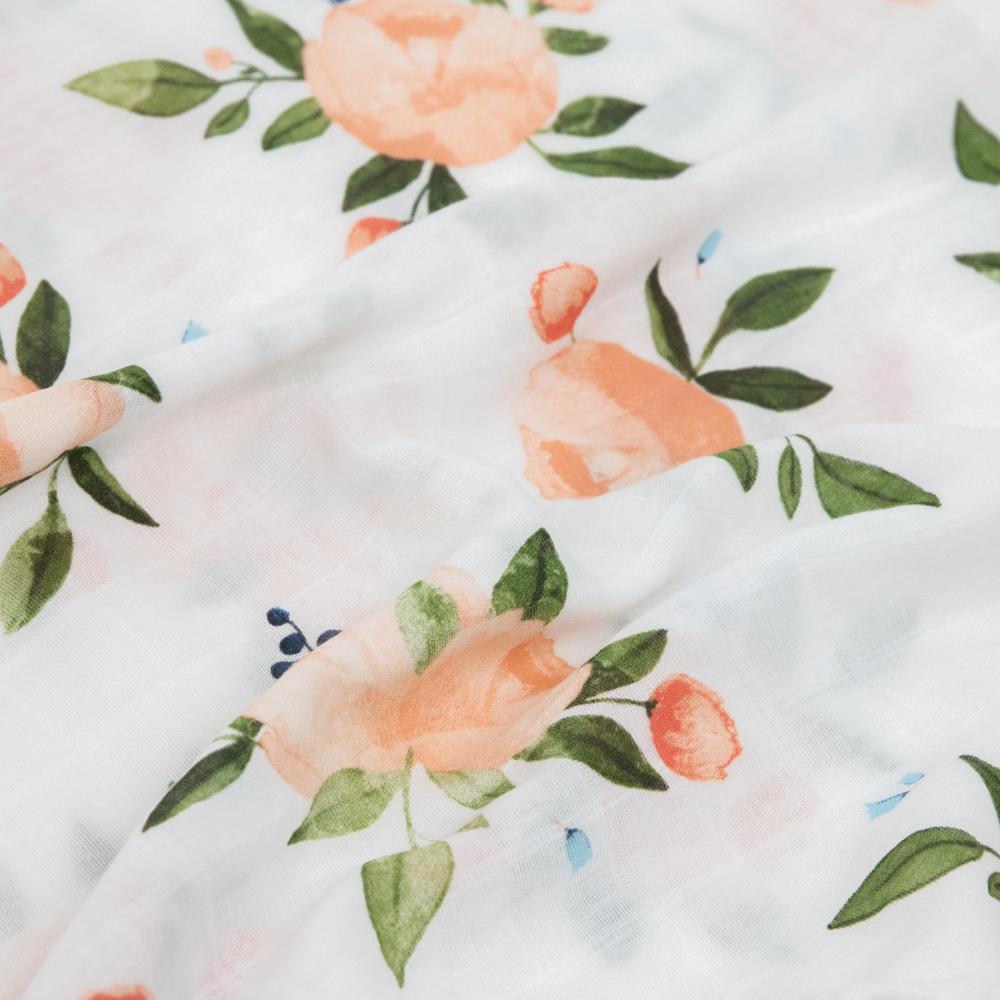 Little Unicorn Pillowcase 2pk - Watercolour Roses Grande
