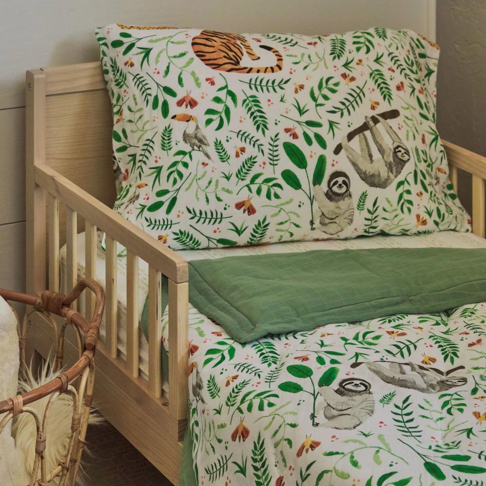 Little Unicorn Toddler Bedding Set - Mighty Jungle