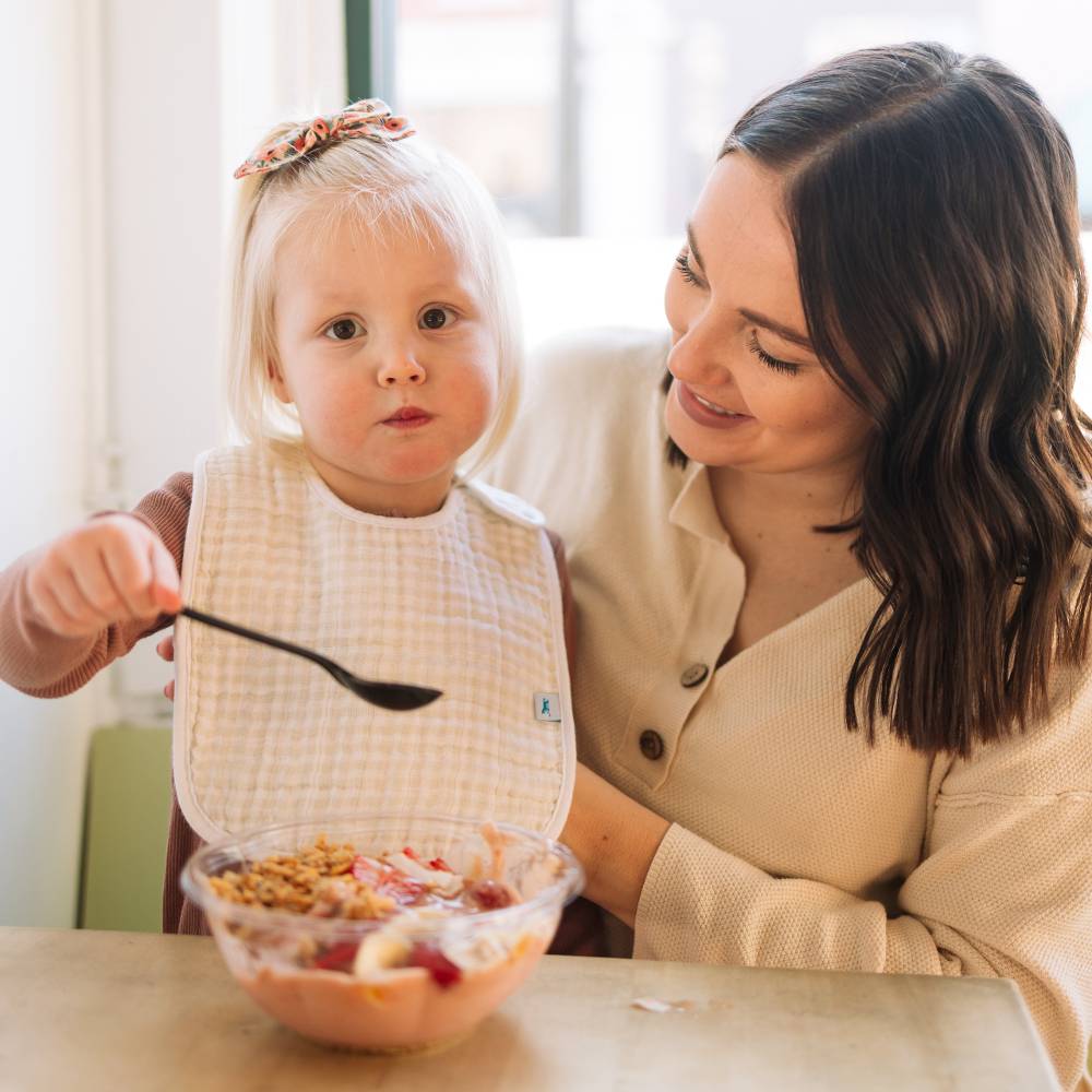 Muslin Classic Bib 3 Pack - Georgia Peach